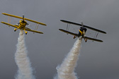 Siggi að leika með flugdreka